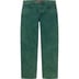 Supreme Regular Jean - Overdyed Green (front)