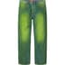 Supreme Regular Jean - Overspray Green (front)