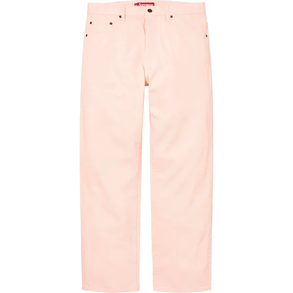 Supreme Regular Jean - Pale Pink (front)