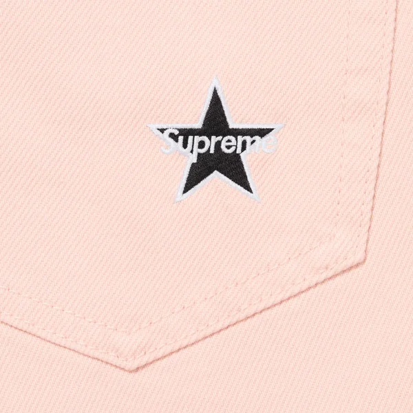 Supreme Regular Jean - Pale Pink (front)
