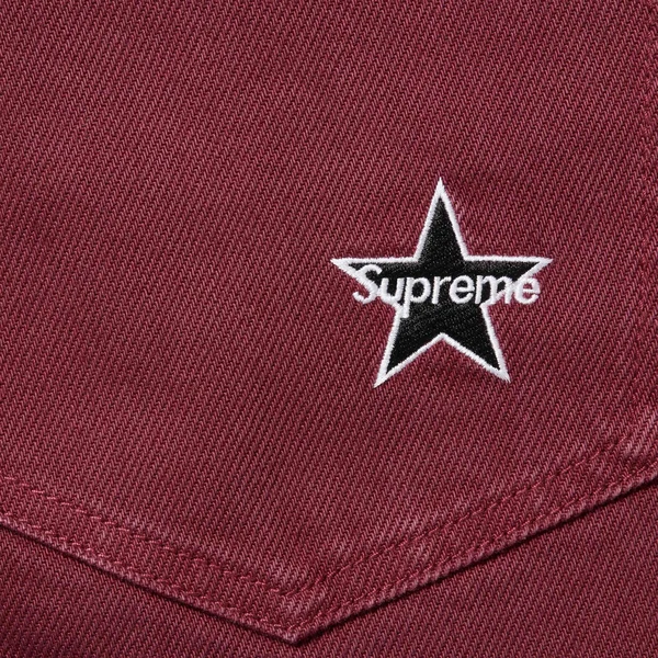 Supreme Regular Jean - Red (front)