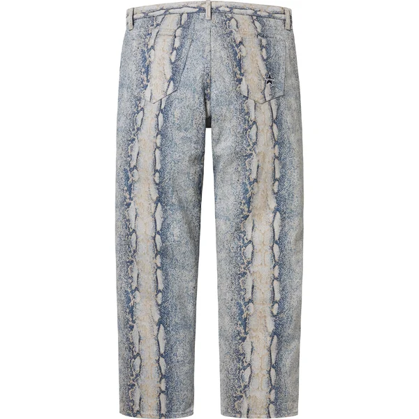 Supreme Regular Jean - Snake (front)