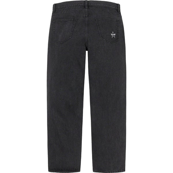 Supreme Regular Jean - Washed Black (front)