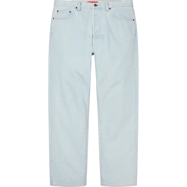 Supreme Regular Jean - Washed Blue (front)