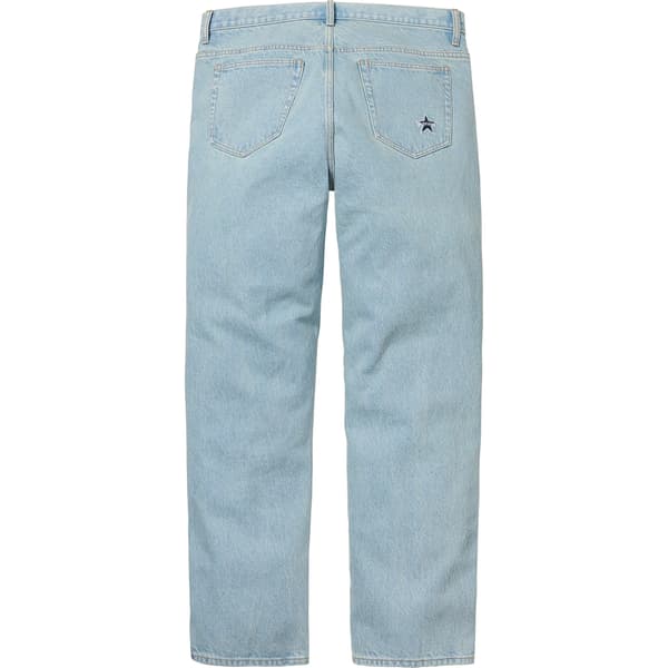 Supreme Regular Jean - Washed Blue (front)