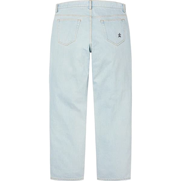 Supreme Regular Jean - Washed Blue (front)