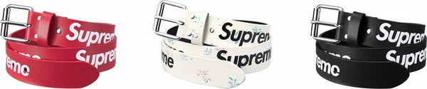 Supreme Repeat Leather Belt - Product Image