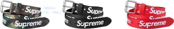 Supreme Repeat Leather Belt - Product Image