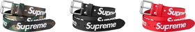 Supreme Repeat Leather Belt