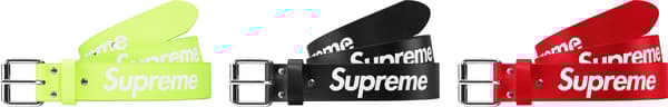 Supreme Repeat Leather Belt - Product Image