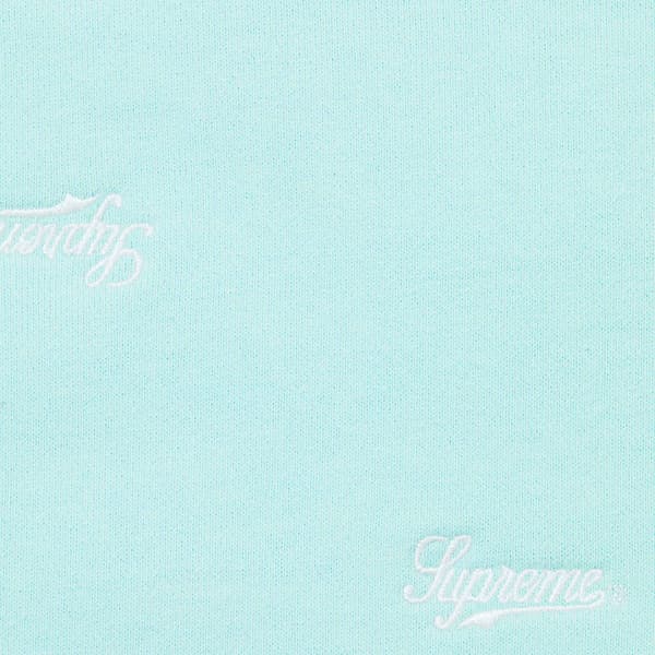 Supreme Repeat Script Sweatpant - Aqua (front)