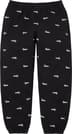 Supreme Repeat Script Sweatpant - Black (front)