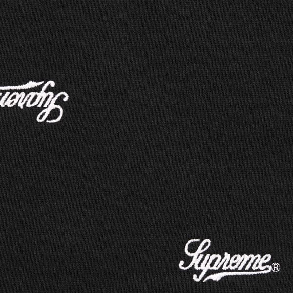 Supreme Repeat Script Sweatpant - Black (front)