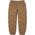 Supreme Repeat Script Sweatpant - Dark Khaki (front)