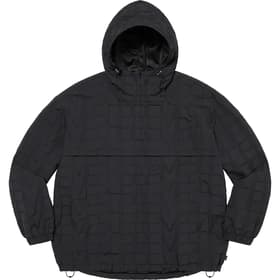 Supreme Repeat Stitch Anorak Black
