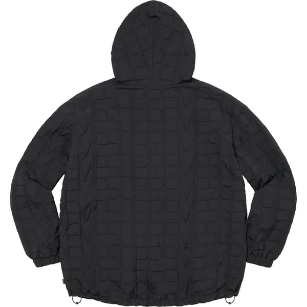 Supreme Repeat Stitch Anorak - Black (front)