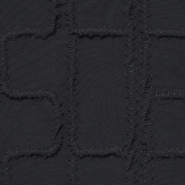 Supreme Repeat Stitch Anorak - Black (front)