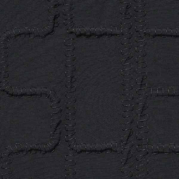 Supreme Repeat Stitch Anorak - Black (front)