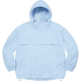 Supreme Repeat Stitch Anorak Light Blue