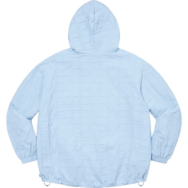 Supreme Repeat Stitch Anorak - Light Blue (front)