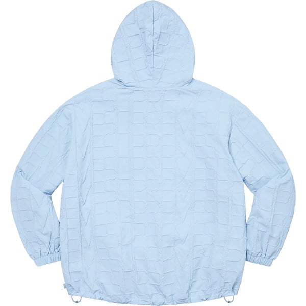 Supreme Repeat Stitch Anorak - Light Blue (front)