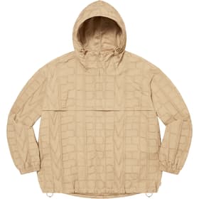 Supreme Repeat Stitch Anorak Tan