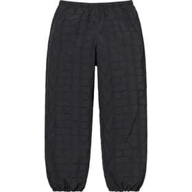 Supreme Repeat Stitch Track Pant Black