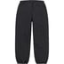 Supreme Repeat Stitch Track Pant - Black (front)