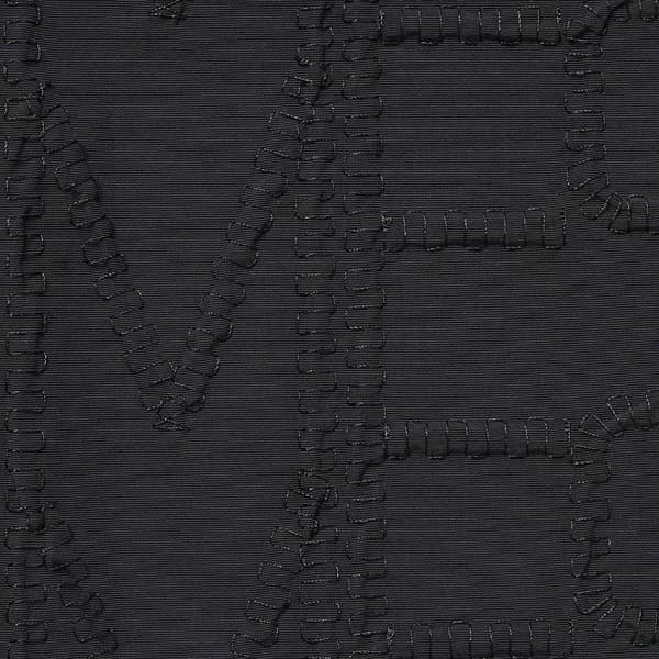 Supreme Repeat Stitch Track Pant - Black (front)