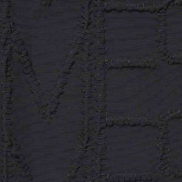 Supreme Repeat Stitch Track Pant - Black (front)