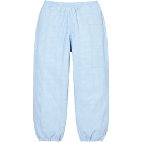 Supreme Repeat Stitch Track Pant Light Blue