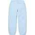 Supreme Repeat Stitch Track Pant - Light Blue (front)