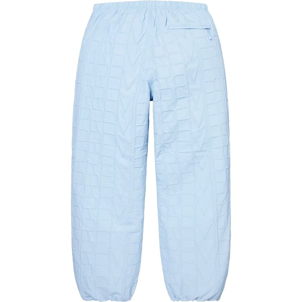 Supreme Repeat Stitch Track Pant - Light Blue (front)