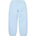 Supreme Repeat Stitch Track Pant - Light Blue (front)