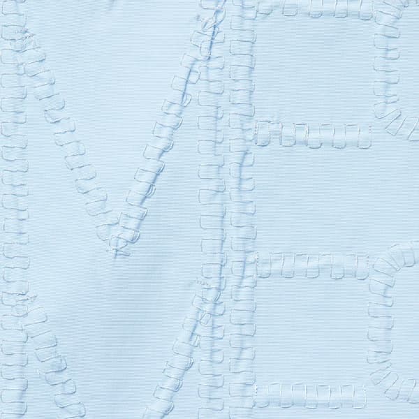 Supreme Repeat Stitch Track Pant - Light Blue (front)