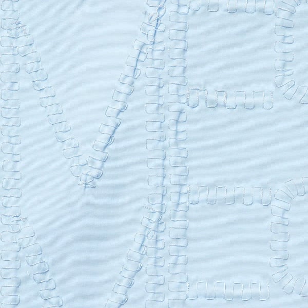 Supreme Repeat Stitch Track Pant - Light Blue (front)