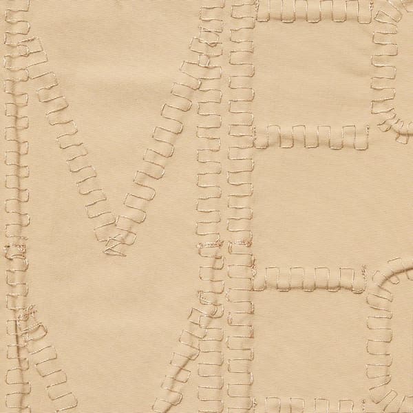 Supreme Repeat Stitch Track Pant - Tan (front)