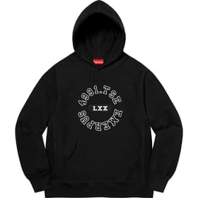 Supreme Reverse Hooded Sweatshirt Black
