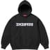 Supreme Reverse Hooded Sweatshirt - Black (front)