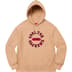 Supreme Reverse Hooded Sweatshirt - Dark Tan (front)