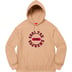 Supreme Reverse Hooded Sweatshirt - Dark Tan (front)