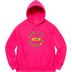 Supreme Reverse Hooded Sweatshirt - Fuchsia (front)