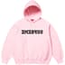 Supreme Reverse Hooded Sweatshirt - Light Pink (front)