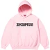 Supreme Reverse Hooded Sweatshirt - Light Pink (front)