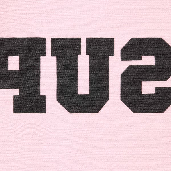 Supreme Reverse Hooded Sweatshirt - Light Pink (front)