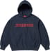 Supreme Reverse Hooded Sweatshirt - Navy (front)