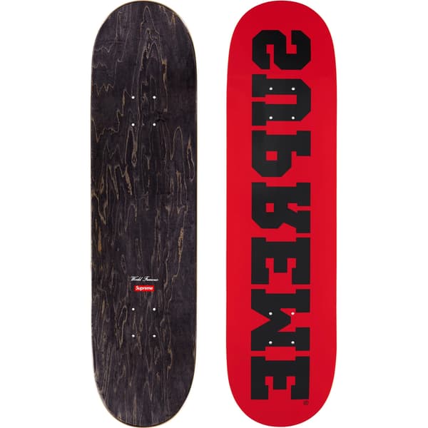 Supreme Reverse Skateboard - 8.25" x 32" (front)