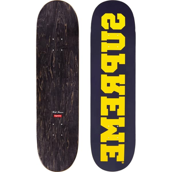 Supreme Reverse Skateboard - 8.375" x 32.125" (front)