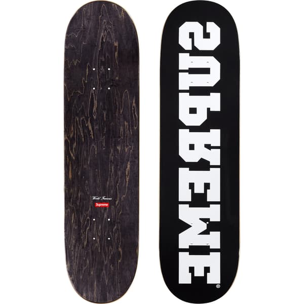 Supreme Reverse Skateboard - 8.5" x 32.25" (front)