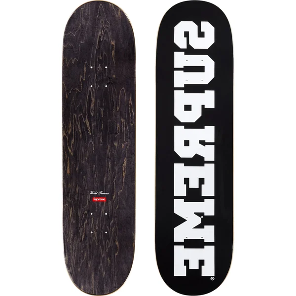 Supreme Reverse Skateboard - 8.5" x 32.25" (front)